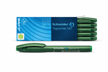 قلم ألياف شنايدر Topwriter 147 – أخضر – سمك 0.6 مم – صناعة ألمانية - حبة