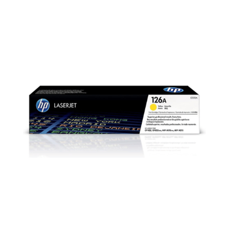 حبر اتش بي ‎‎ 126A ليزر جت اصلي ‎اصفر