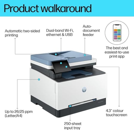 HP Color LaserJet Pro 499M6A بدقة طباعة فائقة