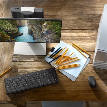 طقم الماوس ولوحة المفاتيح Dell KM3322W اللاسلكي للأعمال