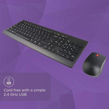 مجموعة لوحة المفاتيح والفأرة اللاسلكية Lenovo 510