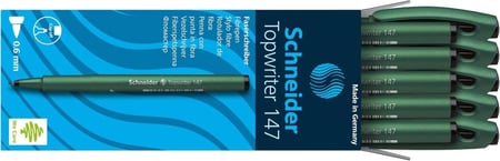 قلم ألياف شنايدر Topwriter 147 – اسود – سمك 0.6 مم – صناعة ألمانية - حبة