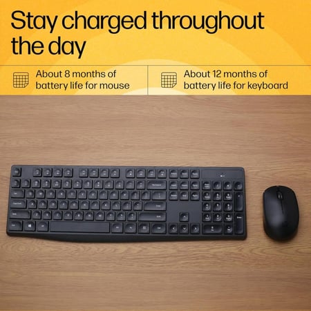 HP CS10 Wireless Keyboard with Sleek Design