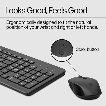 HP 330 Wireless Keyboard with Sleek Design