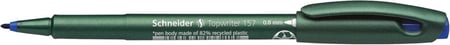 قلم ألياف شنايدر Topwriter 157 – أزرق – سمك 0.8 مم – صناعة ألمانية - حبة