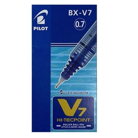 قلم بايلوت V7 Hi-Tecpoint أزرق –BX-V7-L – صناعة يابانية (حبة)