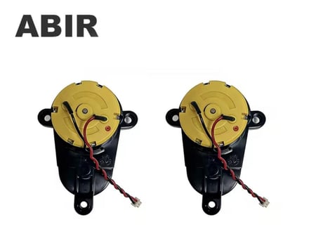 مجموعة محرك الفرشاة الجانبية المتوافقة مع مكنسة ABIR X6/X8 الروبوتية، تتضمن مجموعة محرك الفرشاة الجانبية (قطعتان)