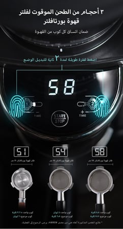 طاحونة القهوة الكهربائية هايب مطحنة كهربائية مع 34 التروس لإسبريسو القهوة الأمريكية