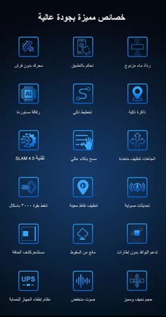 ABIR WD8 ممسحة تنظيف النافذة ربورت ، رذاذ الماء المزدوج ، الذاكرة الذكية ، قوه شفط العالية، مستشعر الليزر ، روبوت تنظيف زجاجي في المنزل ، التحكم عن طريق التطبيق