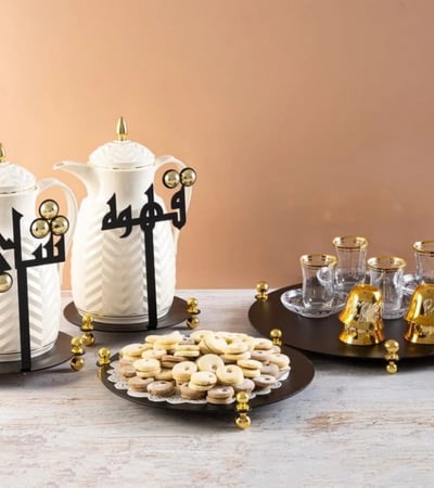 طقم صينية ضيافة 4 قطع