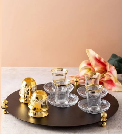 طقم صينية ضيافة 4 قطع
