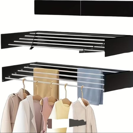 منشر تجفيف ملابس قابل للطي