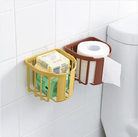 حامل منديل رول حمام لاصق