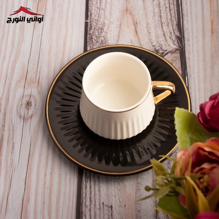 طقم فناجين قهوة تركيه أسود