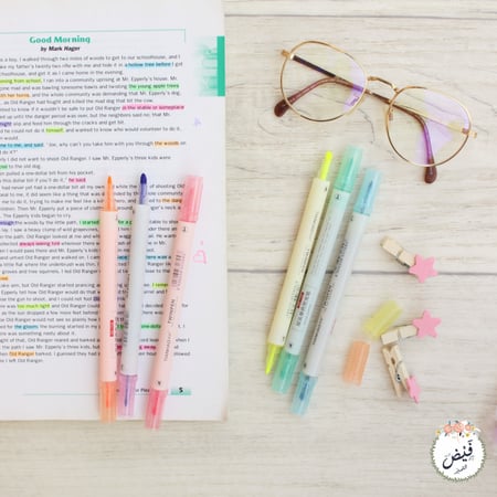 طقم أقلام فلومستر ملونه منتج 306