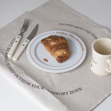 نسيج كتان - take care linen poster