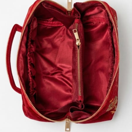 Red Velvet Bag