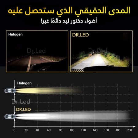 لمبات ليد "كريمي"  - لكل السيارات !