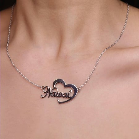 سلسل قلب نحت الاسماء حسب الطلب