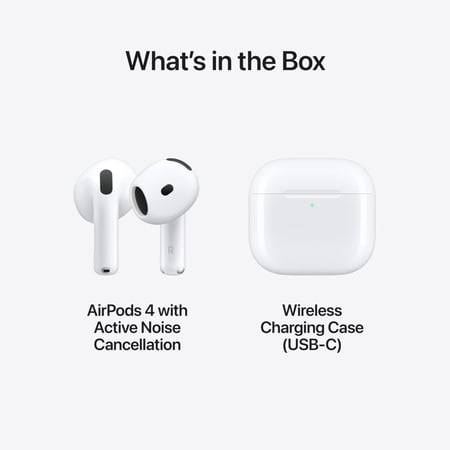سماعة ابل AirPods 4  تدعم خاصية عزل الضوضاء