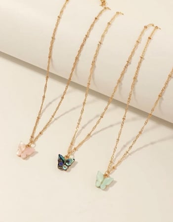 سلسال شكل فراشه ( قطعه واحده )