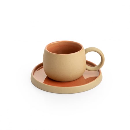 مجموعة كوب مع الصحن فاخرة من متجر رونق