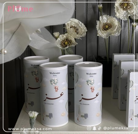 حبة مناديل بالطباعة