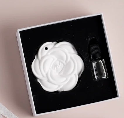 ١٢ حبة تعليقة حجر معطر مع زيت عطر 5 مل