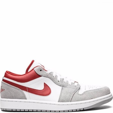 Air jordan 1 Low  Light Smoke Grey Gym Red