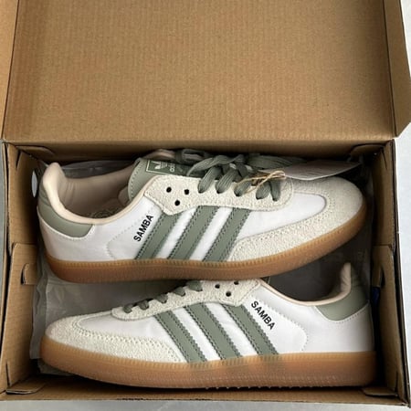 Adidas Samba "Silver Green" sneakers