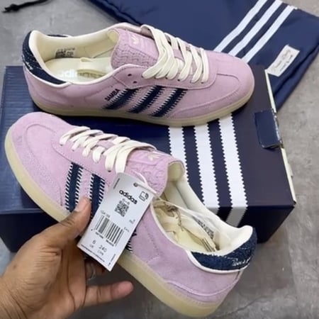 Adidas originals x notitle Samba OG 'Pink Navy'