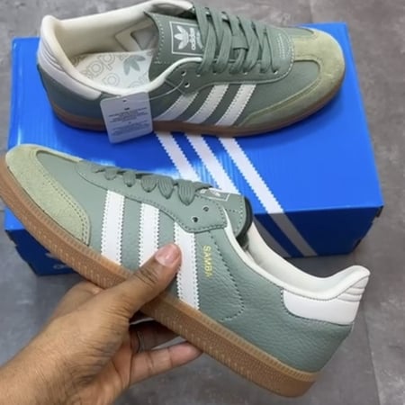 Adidas Samba OG "Green/White"