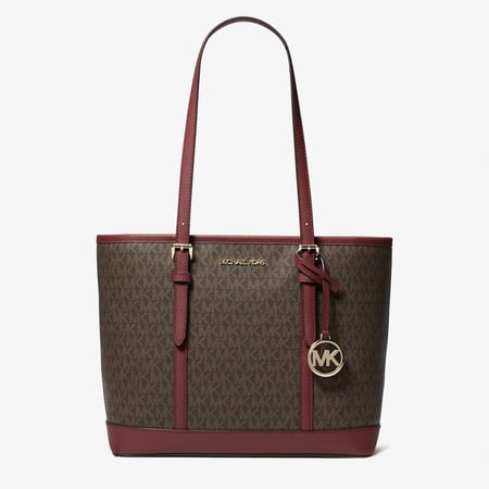 Jet Set Travel Small logo Top-Zip tote bag