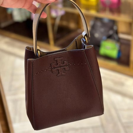 SMALL MCGRAW TEXTURED BUCKET BAG