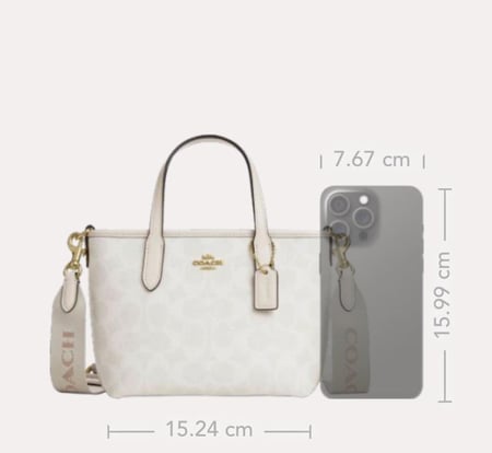 City Mini Tote Bag In Signature Canvas