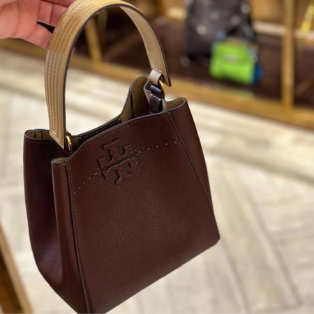 SMALL MCGRAW TEXTURED BUCKET BAG