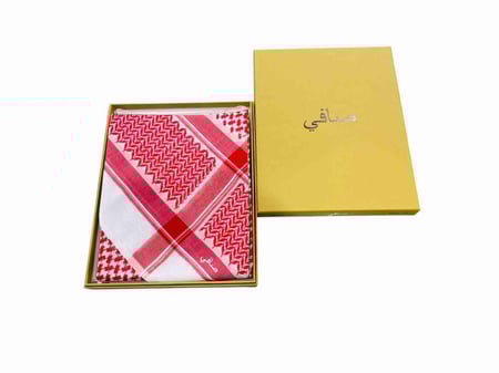 شماغ احمر رجالي الصافي