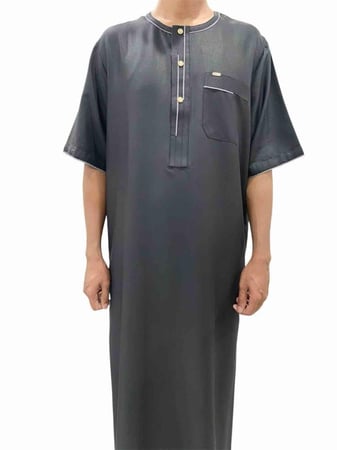 قميص رجالي ملون صيفي كم قصير