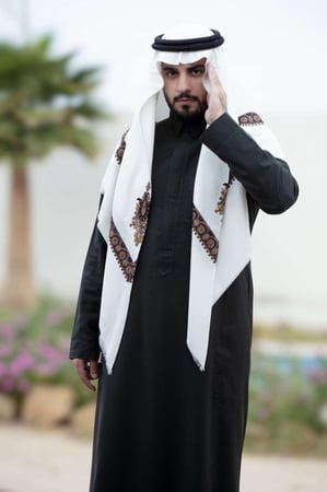 شال شتوي ناعم مطرز