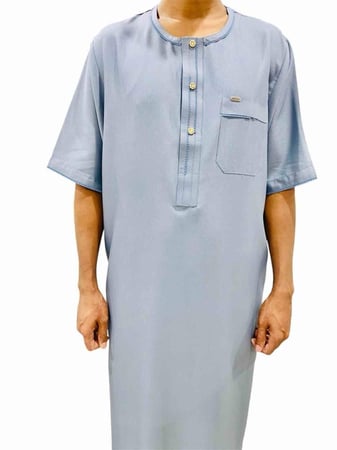 قميص رجالي ملون صيفي كم قصير