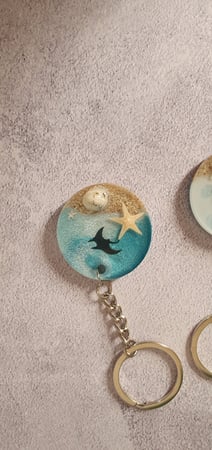 رمل مرجان طبيعي زينة للريزن و للشموع لا يعكر الشفافية