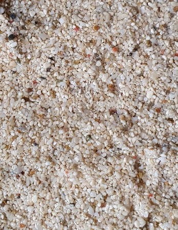 رمل مرجان طبيعي زينة للريزن و للشموع لا يعكر الشفافية