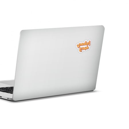 استيكر إعلامي مبدع