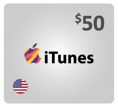 ايتونز 50$ iTunes أمريكي