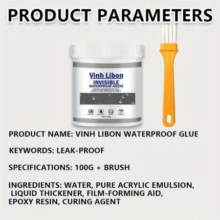 Vinh Libon Invisible Waterproof Agent 100g فينه ليبون عامل مضاد للماء غير مرئي 100 جرام