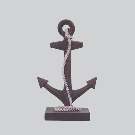 تحفة حديد بشكل مرساه