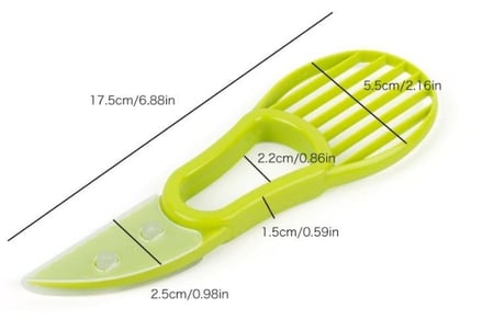 قطاعة فاكهة الافوكادو من البلاستيك