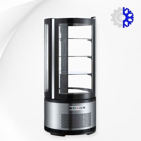 ثلاجة عرض دائري للمشروبات والعصائر 3 رف من FORTIC