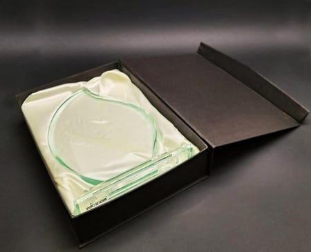 درع زجاج {GN8} دمعة كبير قاعدة شفافة