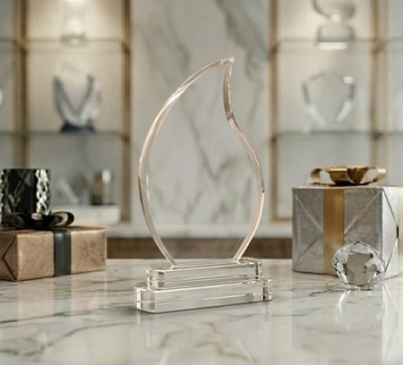 درع كريستال دمعة